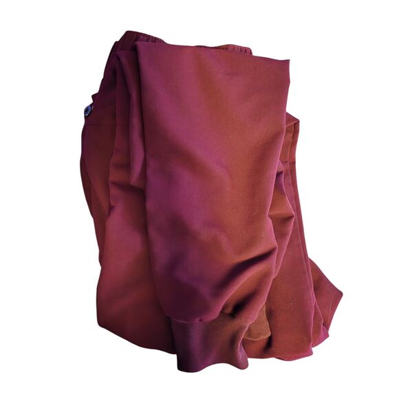 FIGS Burgundy High Waisted Scrub Joggers Womens M/T Pants Modern Fit Technical - Picture 6 of 8